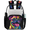 Multicolor 1, variant on Cartoon Koala Clear Backpack for Stadium Events, Leaf Leaves Transparent Plastic Bag for Games, Security Checks, Festivals, Concerts