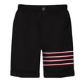 thumbnail image 4 of XEGLSBU School Shorts for Boys Lightweight Casual Dress Plaid Short Pants with Elastic Waist for Daily and Formal Occasions Black Size 8-9 Years, 4 of 6