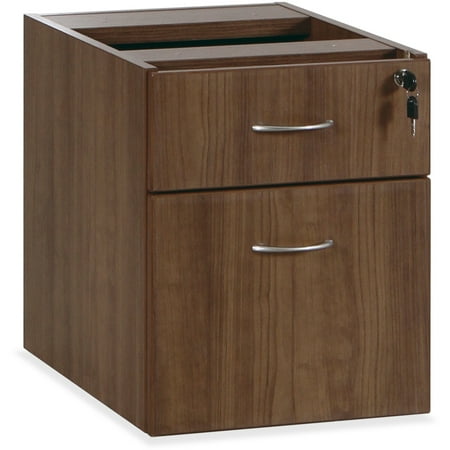 Seville Series Hanging Pedestal - Lorell, LLR69987, Essentials Series Walnut Hanging Pedestal, 1 Each