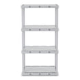 thumbnail image 3 of Gracious Living Knect-A-Shelf Système de Rangement Léger à 4 Niveaux (Lot de 4), 3 of 12