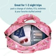 thumbnail image 6 of Wildkin Kids Overnighter Duffel Bag for Boys & Girls, Features Two Carrying Handles and Removable Padded Shoulder Strap, BPA & Phthalate Free (Wild Horses Pink), 6 of 7
