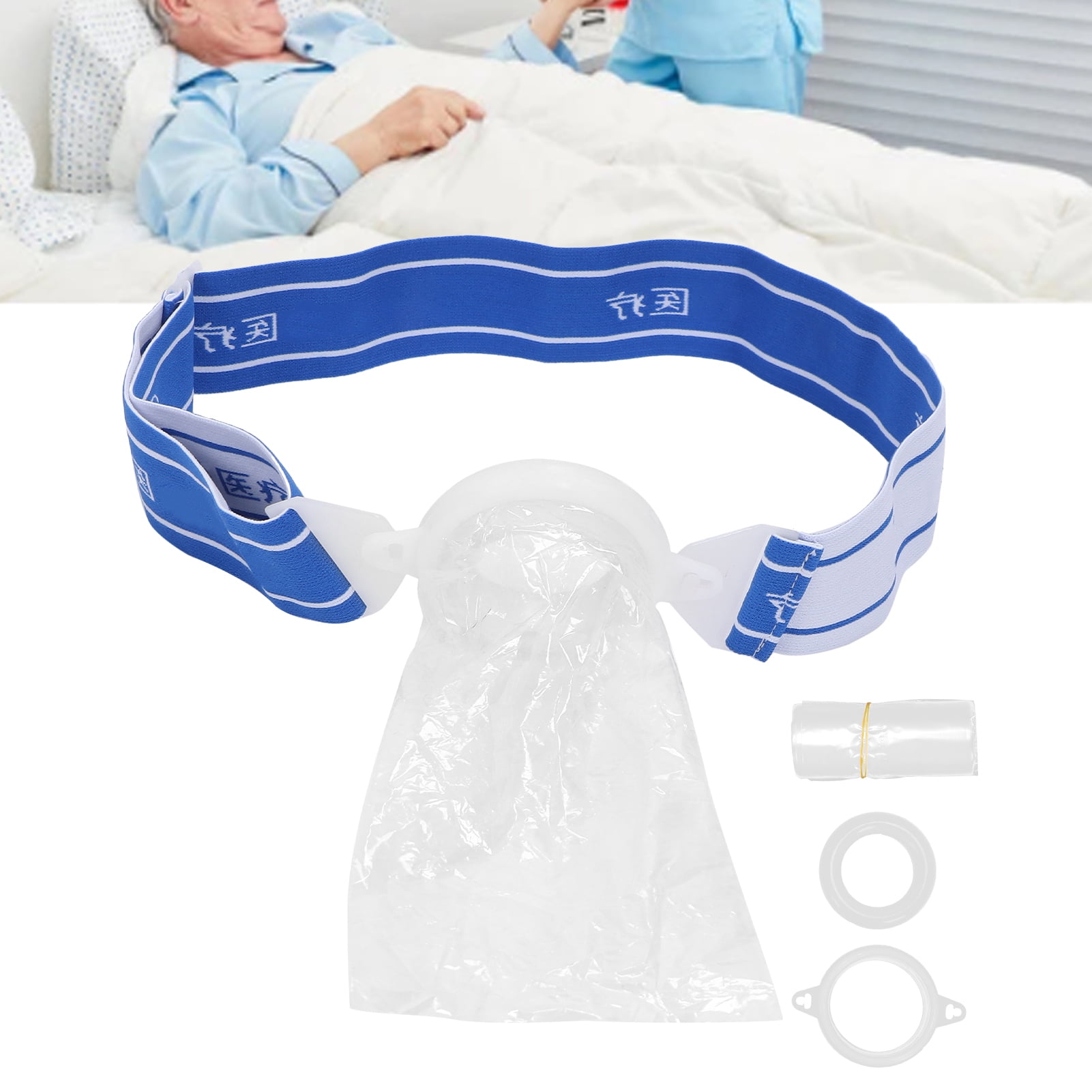 Zerodis Colostomy Bag,100pcs Colostomy Bags Skin‑Friendly Silicone