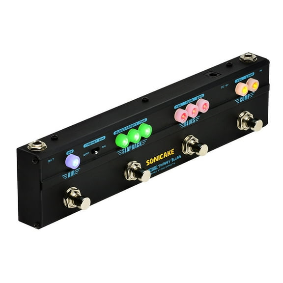 Guitar Multi Effects Pedal Twiggy Blues Compressor Overdrive Delay Reverb QCE-20