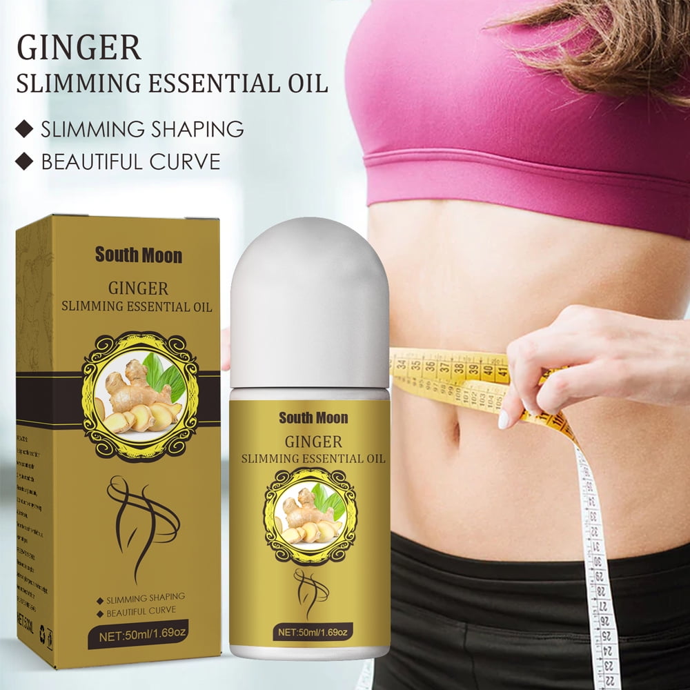 Lymphatic Detox RollOn Ginger Oil, Belly Drainage Ginger Oil, Ginger