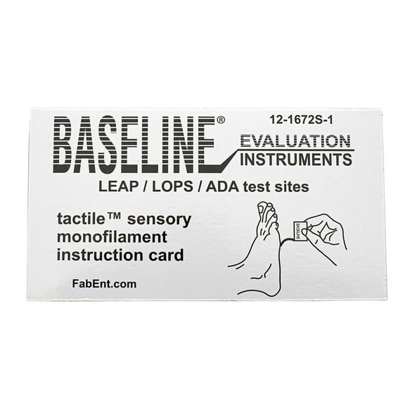 Baseline Tactile Monofilament - ADA/LEAP/LOPS - Disposable w/sleeve - 5.07 - 10 gram - 1 ea.