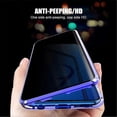 thumbnail image 5 of Privacy Magnetic Metal Bumper Anti-peeping Clear Case Compatible With Samsung Galaxy S22 S22+ S22 Ultra G, 5 of 5