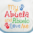 thumbnail image 4 of Inktastic My Abuela and Abuelo Love Me Boys or Girls Baby Bib, 4 of 4