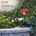 thumbnail image 4 of Alpine Corporation 18" Corporation Wacky Rooster Garden Statue, 4 of 12