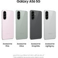 thumbnail image 3 of Samsung Galaxy A56 5G 2025 (12GB RAM, 256GB) Teléfono Inteligente AI / GSM Desbloqueado Dual SIM / Versión Internacional (Nuevo) - Gris Claro Impresionante, 3 of 6