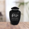 thumbnail image 1 of Music Notes Cremation Urn - 6 Colors - 2 Sizes, 1 of 26
