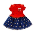 thumbnail image 5 of Spring Kids Toddler Girls Love Heart Tulle Lace Tutu Princess Dress,1-8Y, 5 of 8