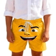 thumbnail image 2 of LIIPEE Girls Shorts Casual Elastic Waist Pockets Cartoon Graphic Printed Shorts Summer Comfortable Breathable Soft Daily Cute Shorts Lightweight Beach Shorts,Orange,5-6 Years, 2 of 7