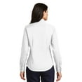 thumbnail image 2 of Port Authority L638 Port Authority Ladies Non-Iron Twill Shirt, White - 4XL, 2 of 6