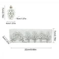 thumbnail image 3 of JeashCHAT 6 Pcs Christmas Tree Pinecone Ornaments, Plastic Pine Cones with Strings, Pine Cone Pendant Winter Holiday Hanging Ornaments for Xmas Tree, 3 of 6