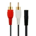 thumbnail image 4 of 2-RCA Male to Female 3.5mm Jack Aux Stereo Audio Cable, 4 of 6
