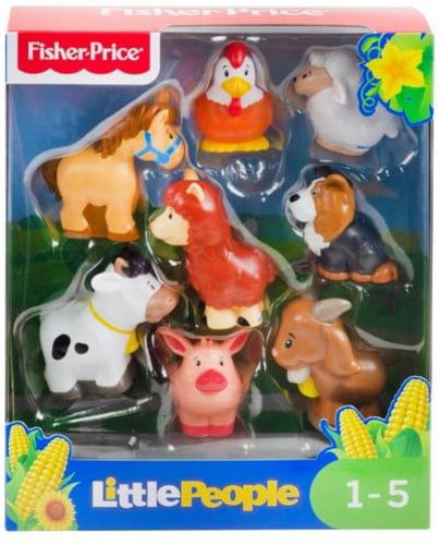 Fisher-Price Little People Farm Animal Friends 8 Piece Set 