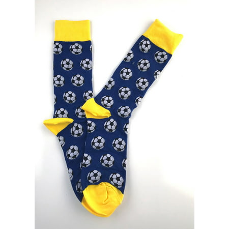 Novelty Soccer Dress Socks For Men Stocking