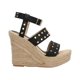 thumbnail image 2 of Sandalia De Plataforma Para Mujer Color Negro Con Estoperol Platonia JULIETA-01-NEGRO, 2 of 5