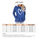 thumbnail image 2 of Forro polar de manga larga camiseta de manga larga cuello redondo polar con bolsillo transpirable fibra de poliéster mujer Top Wear azul XXL ANGGREK Otros, 2 of 3