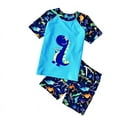 thumbnail image 5 of Trajes de baño para niños y niñas, trajes de baño para bebés pequeños, medianos y grandes, con dibujos animados, con abertura, para estudiantes, 5 of 5