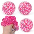 thumbnail image 4 of Star Vent Ball Stress Relief Toy, Sequin Sensory Fidget Grape Ball, Portable Squeeze Anxiety Relief, Durable Pinch Music Sensory Toy for Kids Adults, Party Favor Classroom Decompression, 4 of 7