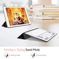 thumbnail image 4 of Case for iPad 9.7 2018/2017, iPad Air 2, iPad Air - Lightweight Slim Shell Cover with Translucent Frosted Back Protector, Auto Wake/Sleep for iPad 6th / 5th Gen, iPad Air 1/2, Black, 4 of 7