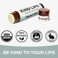 thumbnail image 2 of Bálsamo labial Kind Lips - Cuidado de labios nutritivo e hidratante con manteca de karité, cera de abejas y vitamina E | Sabor a menta dulce | 0,15 onzas (paquete de 3), 2 of 7