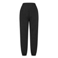 thumbnail image 5 of LEBONYARD Pants for Women Plus Size with Pockets,Women Sweatpants Baggy Loose Mid Rise Fleece Workout Active Long Jogger Sweat Pants with Pockets Black XL, 5 of 7