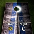 thumbnail image 4 of GoSports LED Rustic Design Cornhole Set, Regulation Size, Aluminum Frame, 4 of 6
