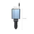 thumbnail image 3 of Binmer Car Charger Super Fast Charging Breathing Ambiance Light One To Three Cigarillo Lighter Conversion Expandable Flash Charging, 3 of 8