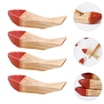 thumbnail image 3 of 4Pcs Wooden Fish Shaped Storage Chopstick Racks Creative Chopstick Shelves, 3 of 7