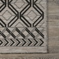 thumbnail image 6 of Laddha Home Designs 5' x 7' Black and Tan Geometric Daze Rectangular Outdoor Area Throw Rug, 6 of 7