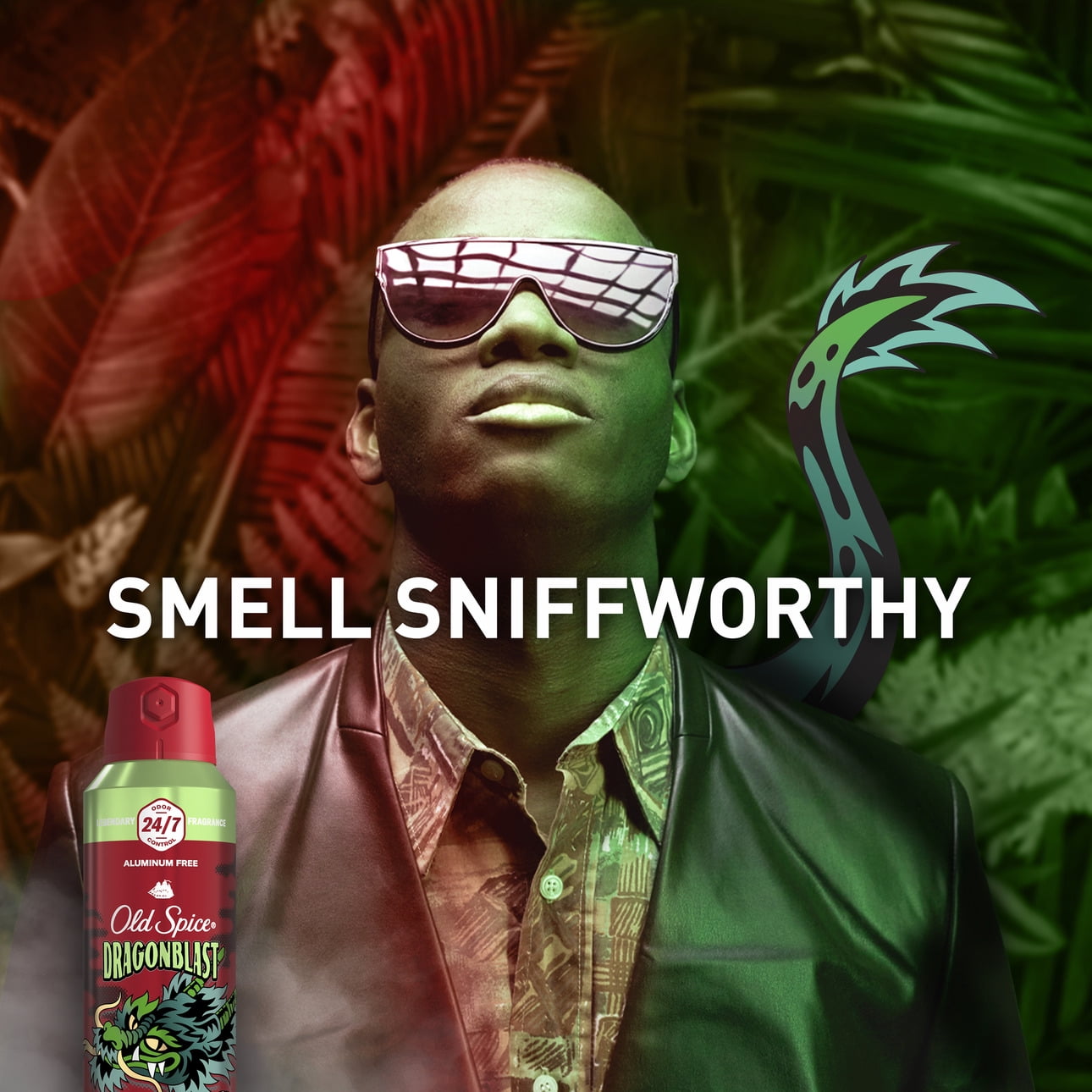 Old Spice Aluminum Free Body Spray for Men, Dragonblast, 5.1 oz
