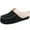 Black, variant on LongBay Women's Moccasin House Slippers, Wool-Like Memory Foam House Shoes with Plush Fleece Lining, Slip-On Moc Clogs for Indoor Outdoor