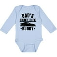 thumbnail image 3 of Inktastic Dads Lil Racing Buddy Boys or Girls Long Sleeve Baby Bodysuit, 3 of 5