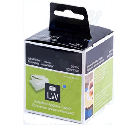 Zoomtoner Compatible pour Dymo LabelWriter LW310 Dymo 99012 Grande Adresse Étiquette (260 en Rouleau)