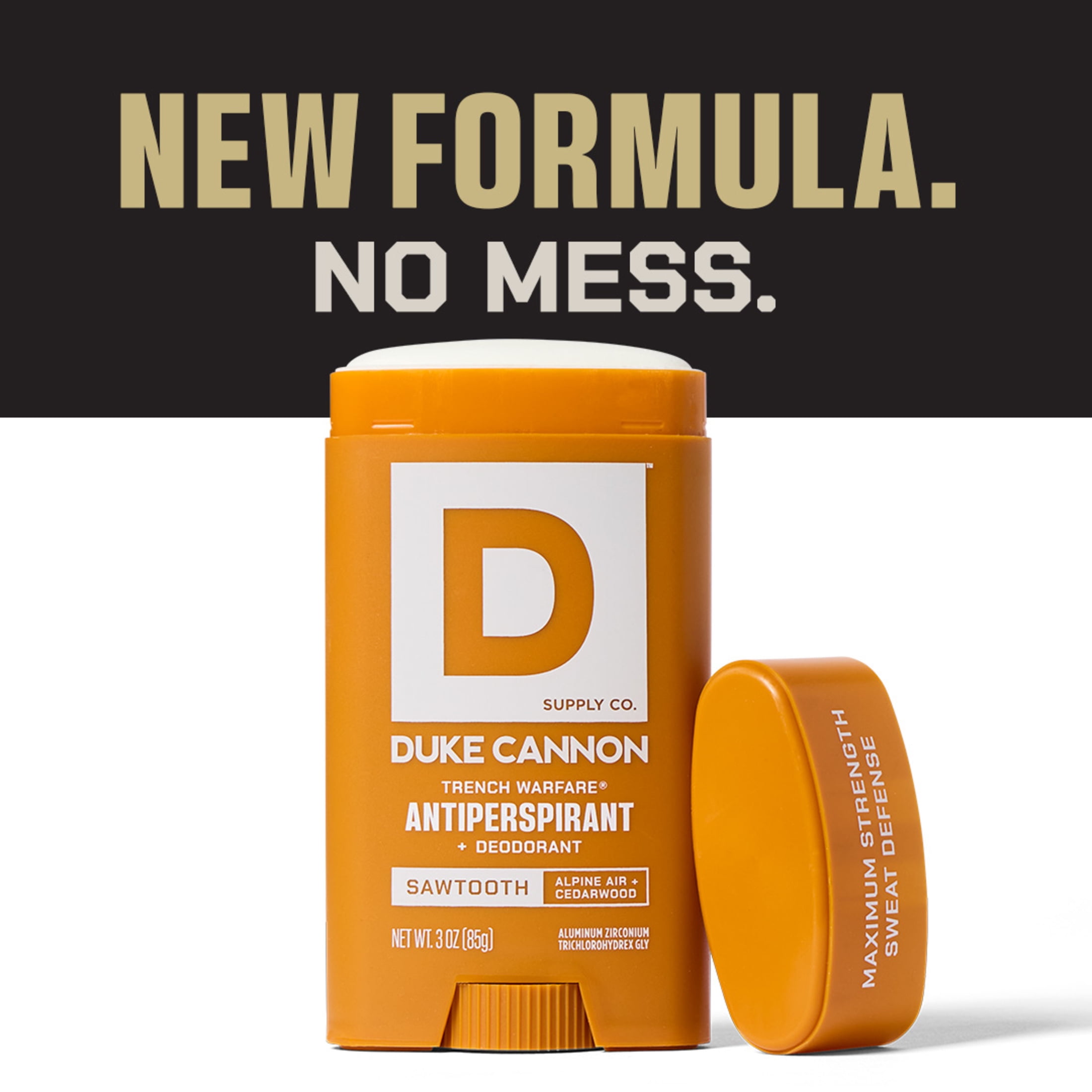 Duke Cannon Trench Warfare® Antiperspirant Deodorant Stick, Sawtooth, 3 oz