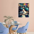 thumbnail image 2 of ZFLMY Cute Cat Art Modern Canvas Prints Wall Decor for Home, Living Room, Bedroom, Kitchen, Bathroom, Office - Mother's Day, Wedding, Christmas Gift Ideas 12x16in, 2 of 5