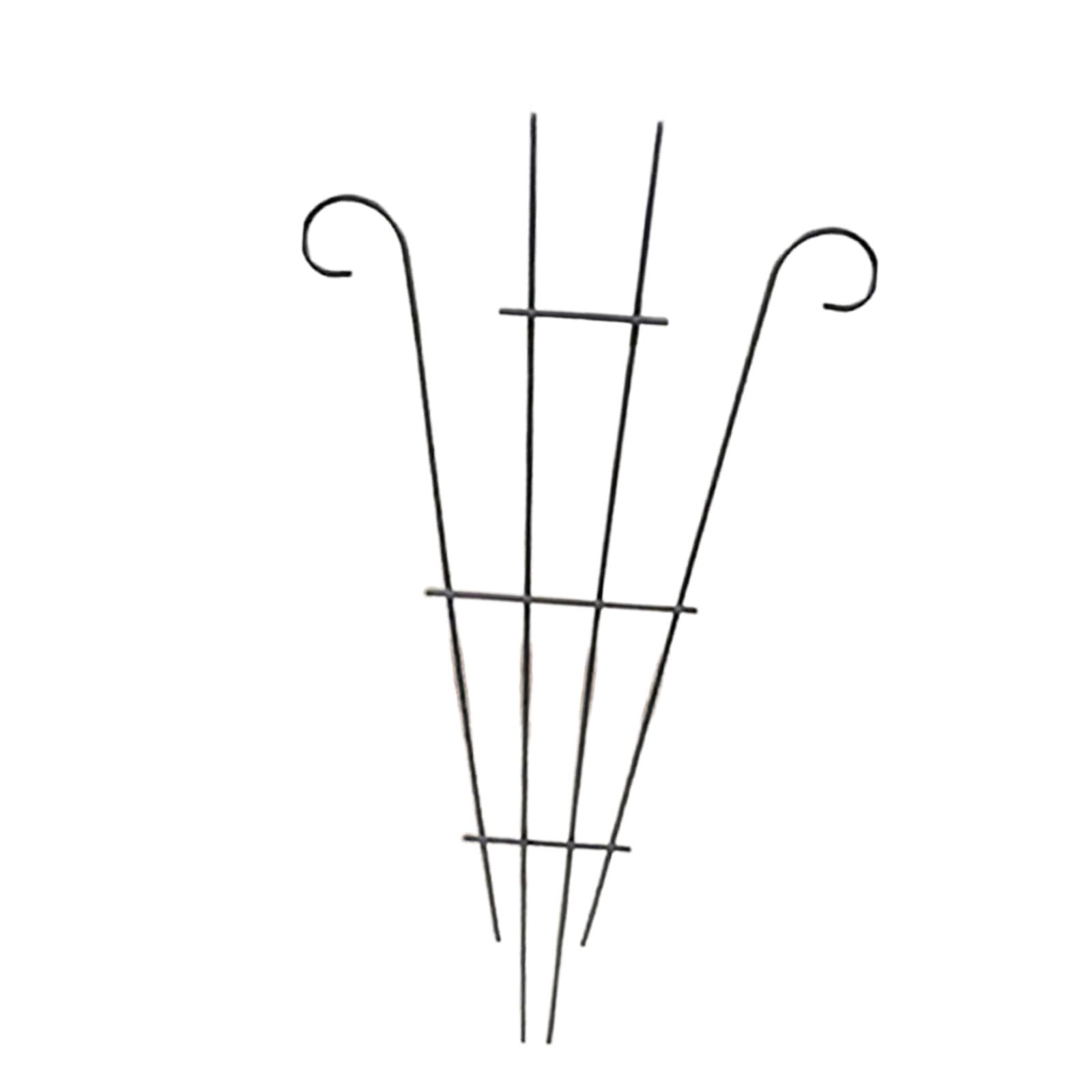 koolsoo Potted Plants Trellis Plant Flower Support for Backyard Indoor Outdoor Patio black