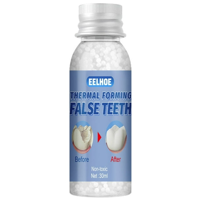 Fiudx Liquidación De Ofertas Flash Juego De Mordedores Para Dientes, Relleno De Agujeros Para Dentaduras Postizas, Accesorios Para Escenario De Maquillaje