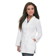 Landau Women's Essential Lab Coats Modern Tailored Fit Breathable Fade Resistant 2 Pockets Button Consultation Jacket Scrub, Style 3028
