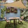 thumbnail image 3 of Opolski Sun Shade Sail Triangle Wear Resistant Reusable Permeable Quadrangle UV Block Canopy for Garden, 3 of 8