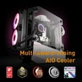 thumbnail image 2 of EK Nucleus AIO CR360 Lux D-RGB All-in-One Liquid CPU Cooler with EK FPT Fans, Water Cooling Computer Parts, 120mm Fan, Compatible with Latest Intel & AMD CPUs, 2 of 10