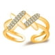 thumbnail image 5 of Guardurnaity Anillo abierto de cristal elegante estética mano fiesta joyería aniversario Oficina madre regalo disfraz accesorios oro Gold 5piezas Guardurnaity CBP235062, 5 of 5