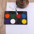 thumbnail image 3 of Bolsa Pinturas de acuarela creativas para la cara del cuerpo herramienta de pigmentos de pintura DIY para niños (8 colores Sywqhk Para Estrenar, 3 of 9