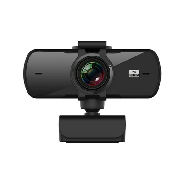 Caméra Web 2K Full HD 1080P Caméra Web Mise au Point Automatique avec Microphone Caméra Web USB pour PC Ordinateur Portable Caméra Web de Bureau, Facile à Installer
