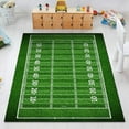 thumbnail image 1 of HLONK cdar Football Rug Playing Football Interesting Sports Scene Design Modern Football Non Slip Area Rug Floor, 1 of 4