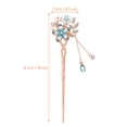 thumbnail image 2 of TABLETREANDS Pinza Para El Con Creativo Y Flor Con Colgante Ideal Para Fiestas Y Bodas, 2 of 6