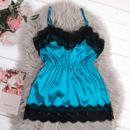 

SELONE Nightgowns Plus Size Lingerie Womens Bow V Neck V Neck Stain Pajamas knot Tops Pajamas Pajama Sets Pj Set Lingerie Set Camisole for Valentines Day Anniversary Wedding Honeymoon Green M