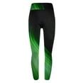 thumbnail image 3 of Cmfcve Women's Yoga Leggings Cute Color Blocked Athletic Compression Pants High Waist Stretchy Tummy Control Gym Pants, 3 of 3